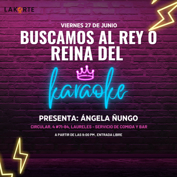 BUSCAMOS AL REY O REINA DEL KARAOKE