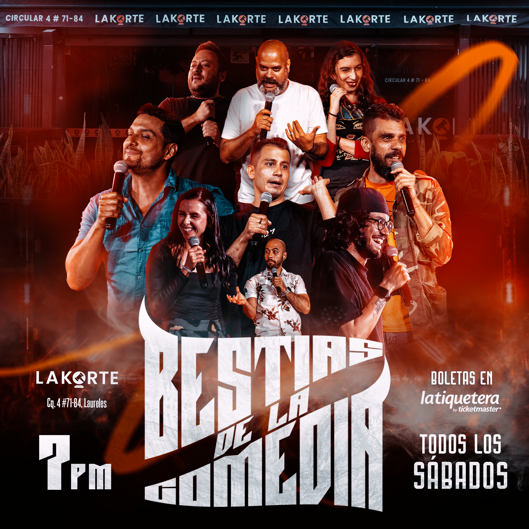 SÁBADOS - BESTIAS DE LA COMEDIA