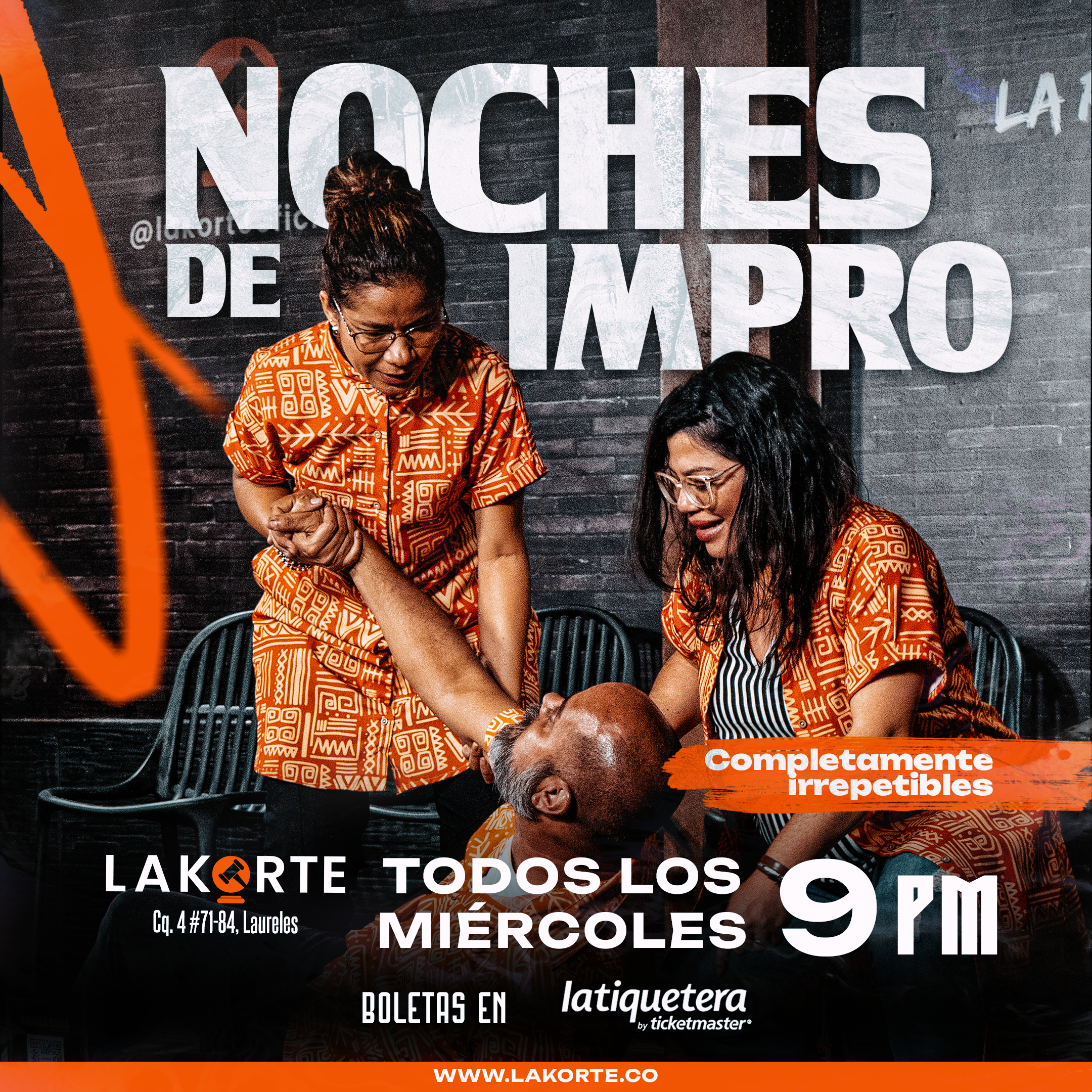 MIÉRCOLES - NOCHES DE IMPRO 9 p.m.