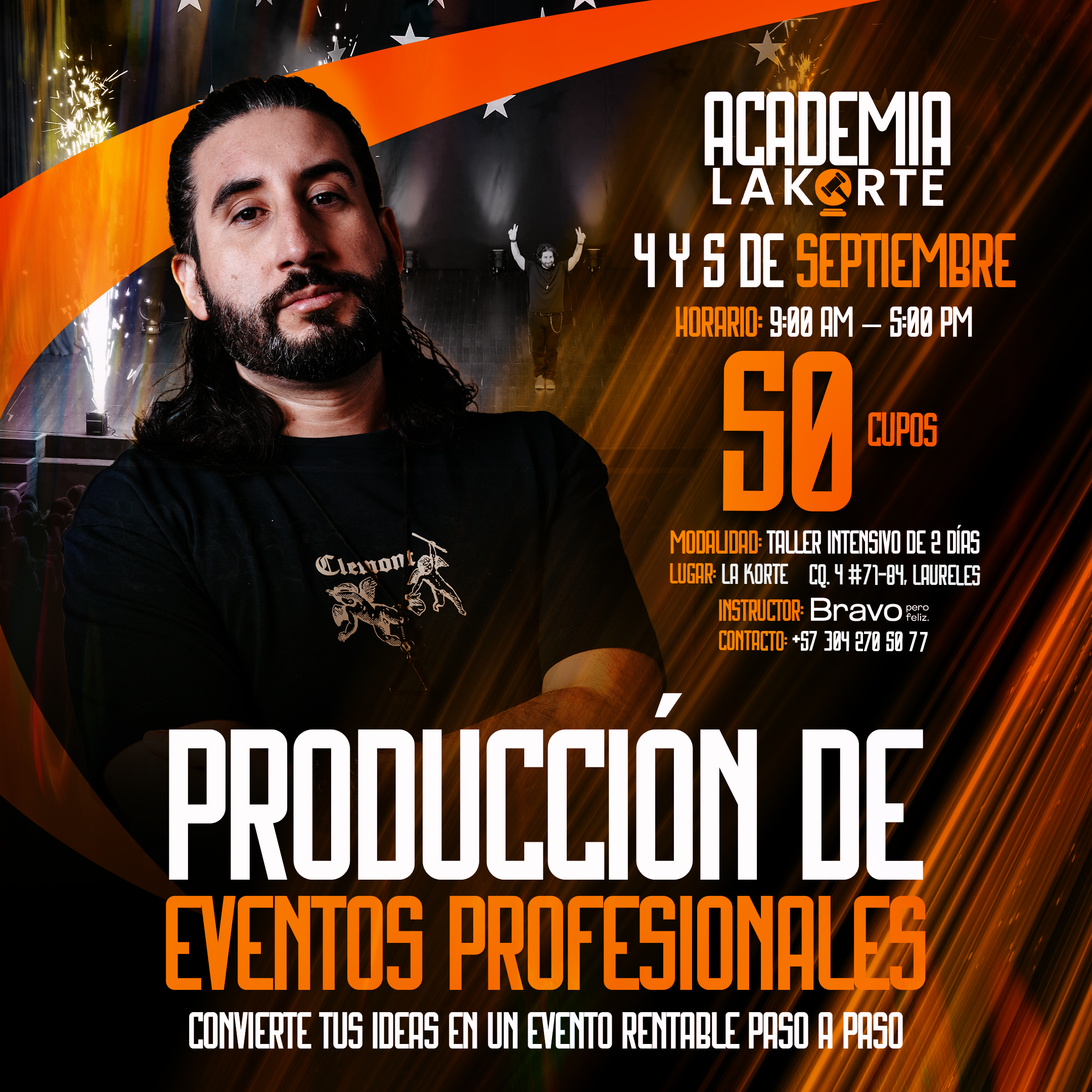 PRODUCCIÓN DE EVENTOS PROFESIONALES