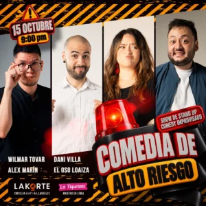 COMEDIA DE ALTO RIESGO - STAND UP COMEDY IMPROVISADO
